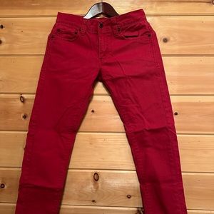 Levi's 511 Skinny Jeans - Red - 30x30 (vintage)